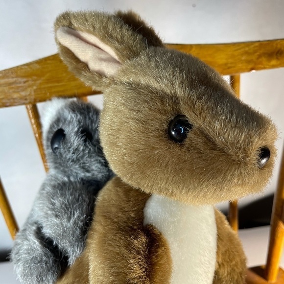 Toy Hut Kangaroo With Baby Koala On Back and Joey in pouch - Picture 6 of 9